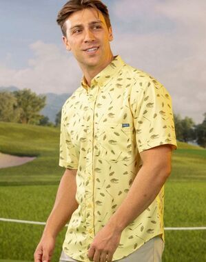 RSVLTS HAPPY GILMORE "PLAY FOR CHUBBS" KUNUFLEX Short Sleeve Shirt Men’s Medium